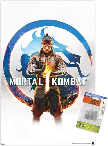 Miniatura 7 de Trends International Mortal Kombat 1 - Póster de pared de arte clave, 22.37 x 34.00 pulgadas, paquete de póster y alfiler