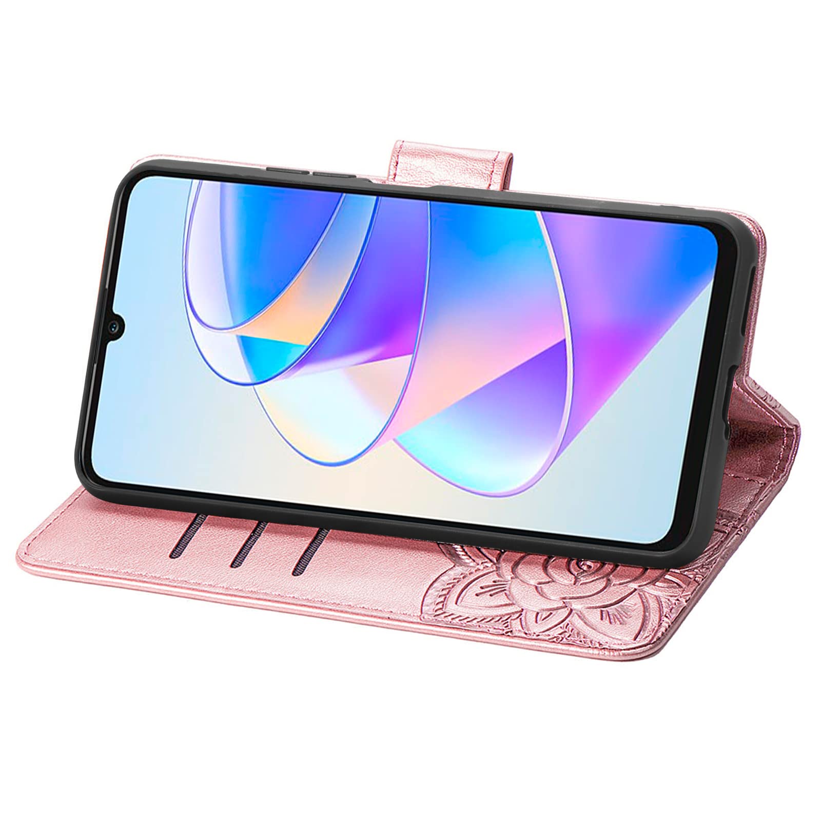 Fertuo Cover per Honor X7a, Custodia Portafoglio a Libro in Pelle