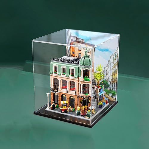 Miniatura 10 de Vitrina acrílica para Lego Icons Boutique Hotel 10297, escaparate, modelo de protección y decoración con almacenamiento a prueba de polvo,
