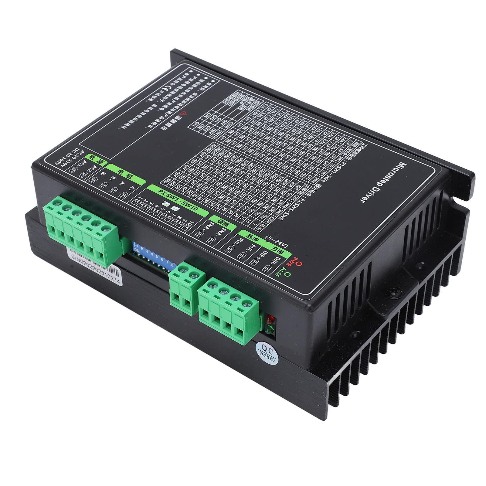 Driver Stepper Driver ad alta efficienza Efficienza Controllo per stampanti 3D Nero