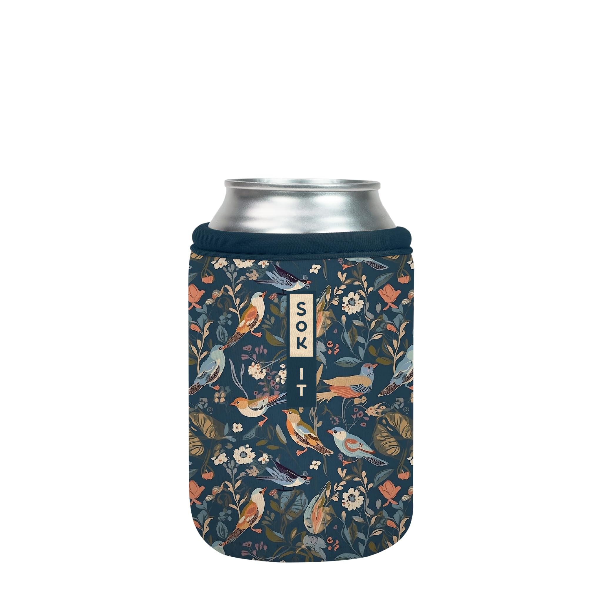 Sok It CanSok Sleeve for Beer & Soda Insulated Neoprene Cover (Early Birds, 12oz Can Sleeve)
