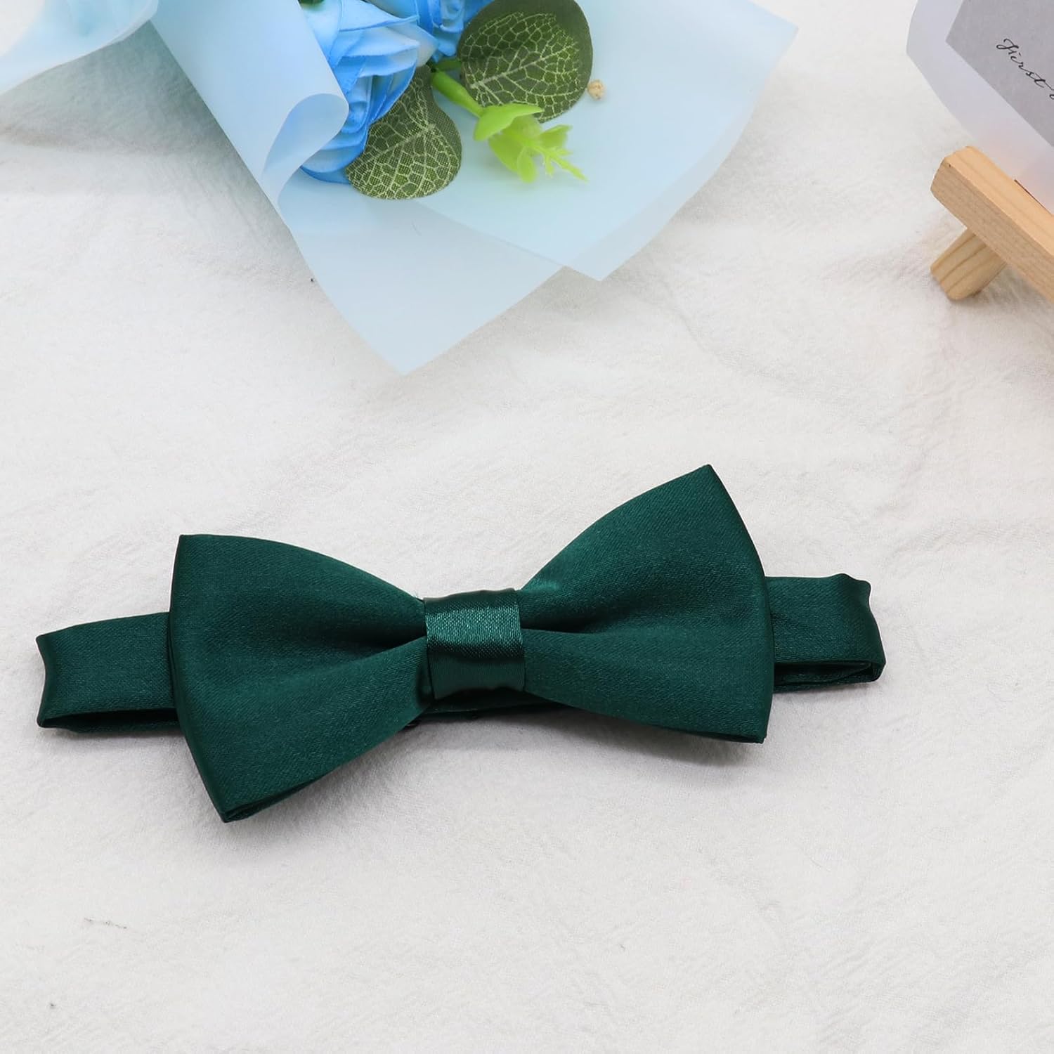 Solid Color Bow Ties for Boys Girls, Adjustable Pre-tied Kids Bowtie for School Wedding Party Concert Church - Image 7