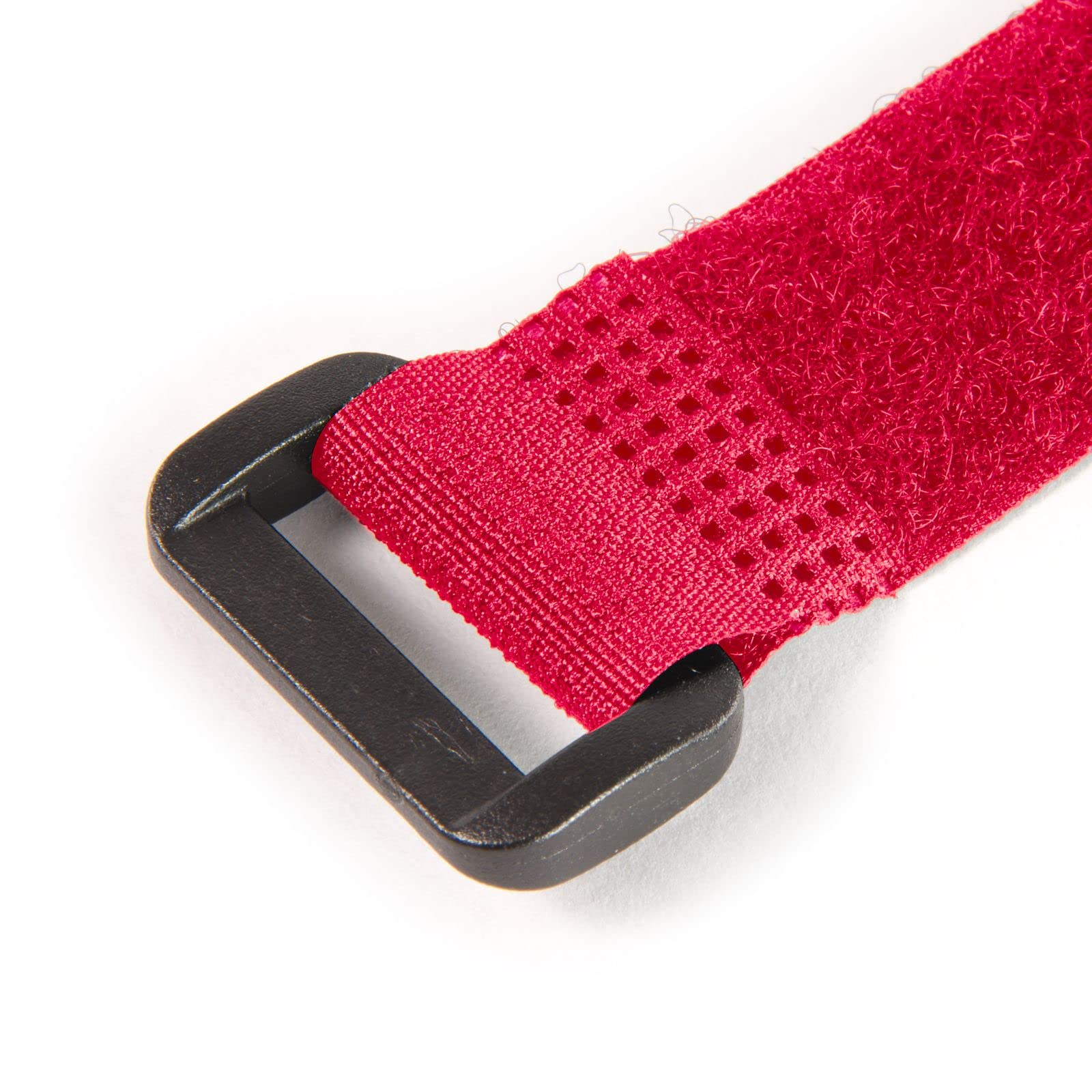 Schlauchland 100x Kabelbinder Klett rot 2x15 cm *** Klettverschluss *** Große Auswahl 1/2/3/5cm ** 10-300cm ** 5 Farben ** 1/10/100er Packs