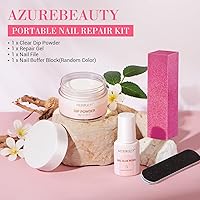 Vista 8 de AZUREBEAUTY Kit de reparación de uñas de cristal transparente para uñas fracturadas y débiles, solución ideal de emergencia, fácil de arreglar