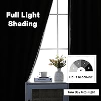 Vista 6 de MUMFAS Cortina plisada opaca para dormitorio, sala de estar, pasillo, con aislamiento térmico para oscurecer la habitación, panel de cortina