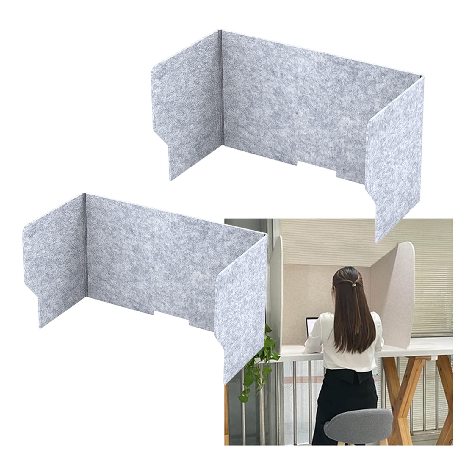 Portatile Acustico Privacy s 2Piece Pieghevole s Colori Personalizzabili Ideale per Studenti s & 24 "31" Postazioni di lavoro Computer