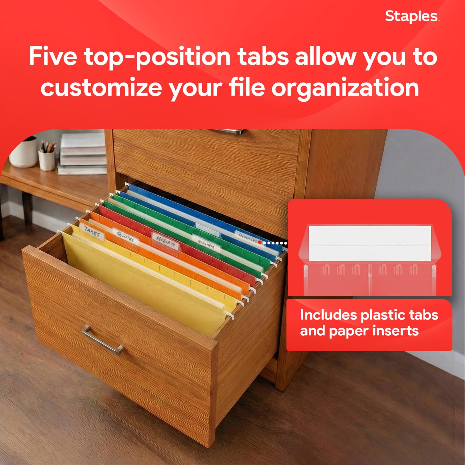 100% Recycled Reinforced Standard Green Hanging File Folders - Legal Size - 25 Pack