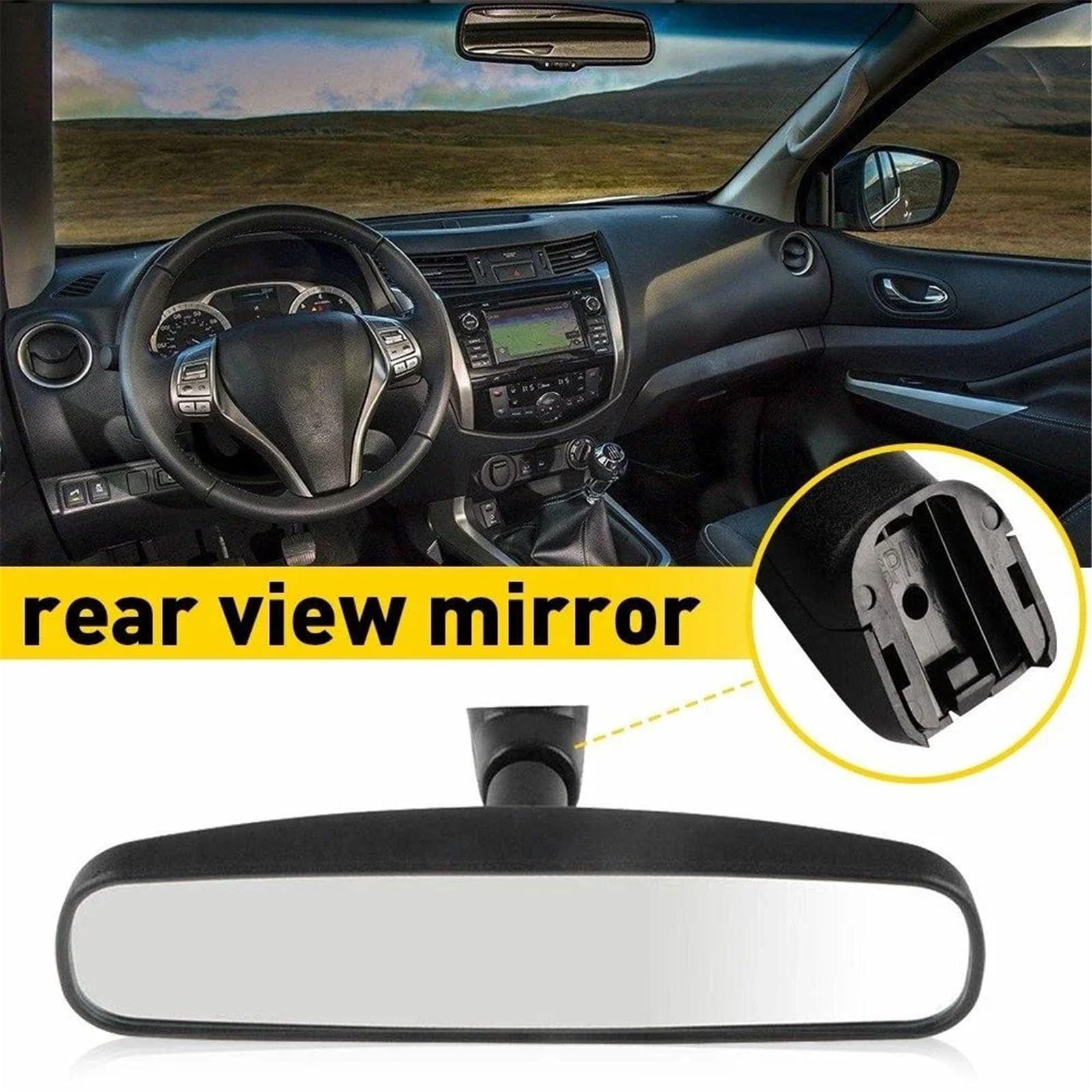 Retrovisore Per Auto Specchio Del Parabrezza Dell'automobile Per Nissan Per Maxima 2000-2001 Per Leaf 2013 2014 2015-2026 Specchio Retrovisore 96321-2DR0A 96321-2DR0-A103
