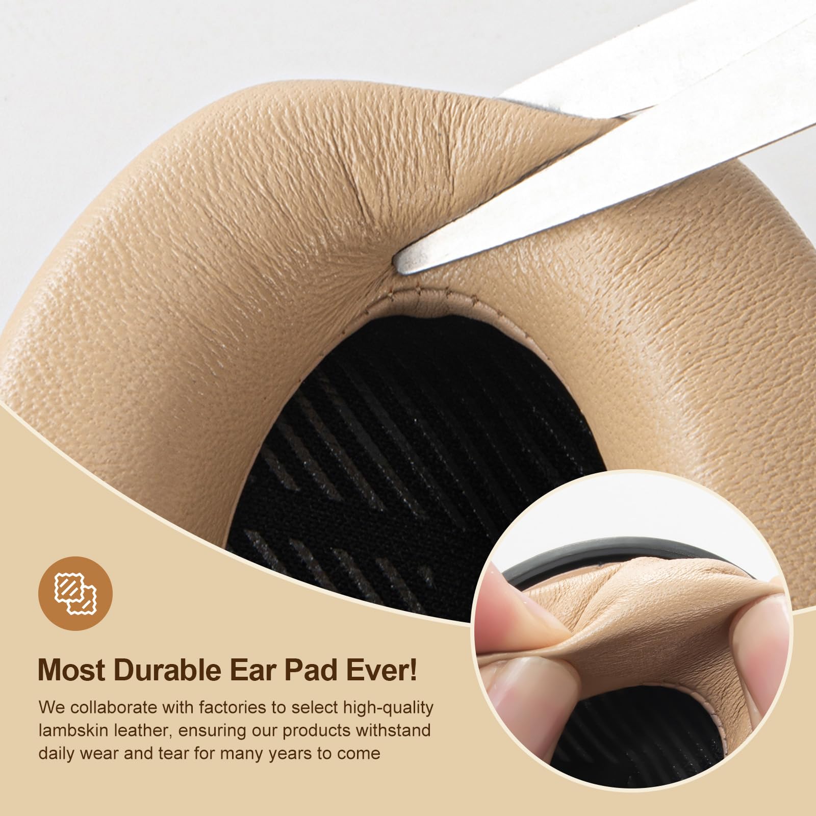 INF Cuscinetti Auricolari Per Bose QC35 I/II, QC25, QC15, QC 2 AE 2, AE - Foto 7