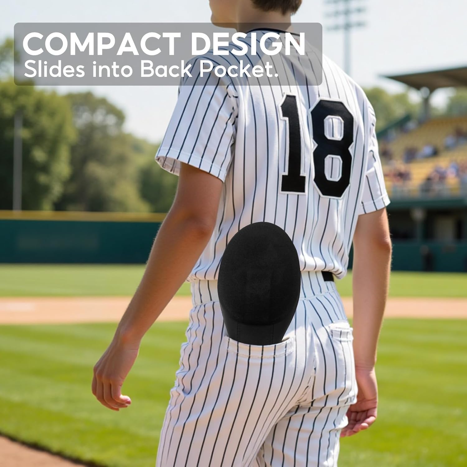 Baseball Sliding Mitt, Youth Ages 6-12 & Teens Adults 12+, Sliding Glove Hand Guard for Baserunning, Hard Shell Ambidextrous Left/Right, Baseball/Softball Compatible, Drip Style - Image 6