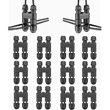 UniHobby 12 Pack Light Wire Connector Low Voltage Wire Connector, Landscape Lighting Connectors 12-18 Gauge Wire Connectors for Outdoor Garden Path Yard Lights
