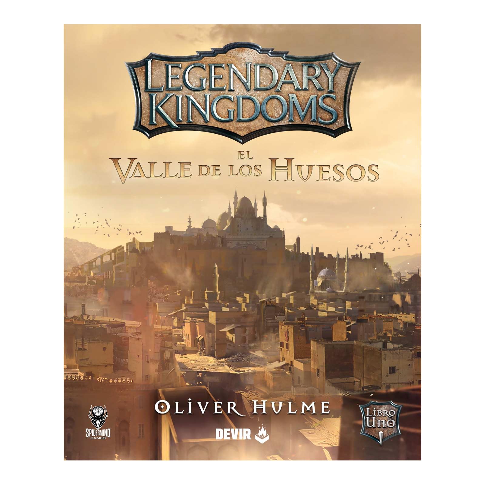 Devir - Legendary Kingdoms: El Valle de los Huesos, Libro Juego, Libro de Aventuras, Juego en Solitario, Libro-juego, Iniciación al Rol, Juego en el Desierto (LK1VALLE)