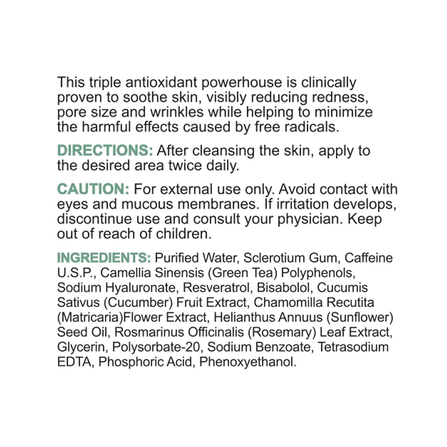 Replenix Redness Reducing Triple AOX Serum, Hydrating Medical-Grade Antioxidant Facial Treatment with Soothing Green Tea for Sensitive Skin (1 fl. oz) - Image 6