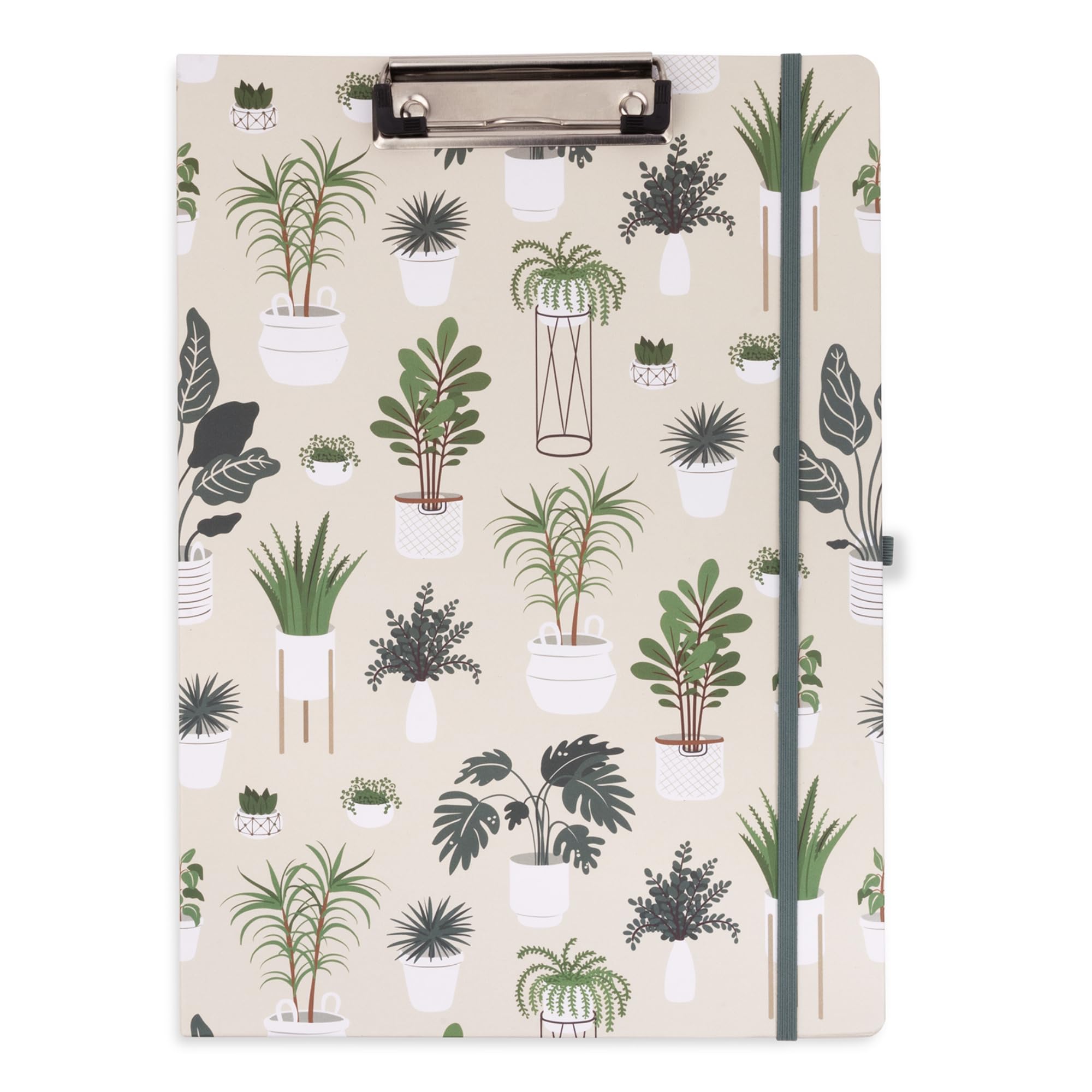 Steel Mill & Co Floral Clipboard Folio - Refillable Notepad With Storage Pocket, 13 X 9.25 Inch Padfolio