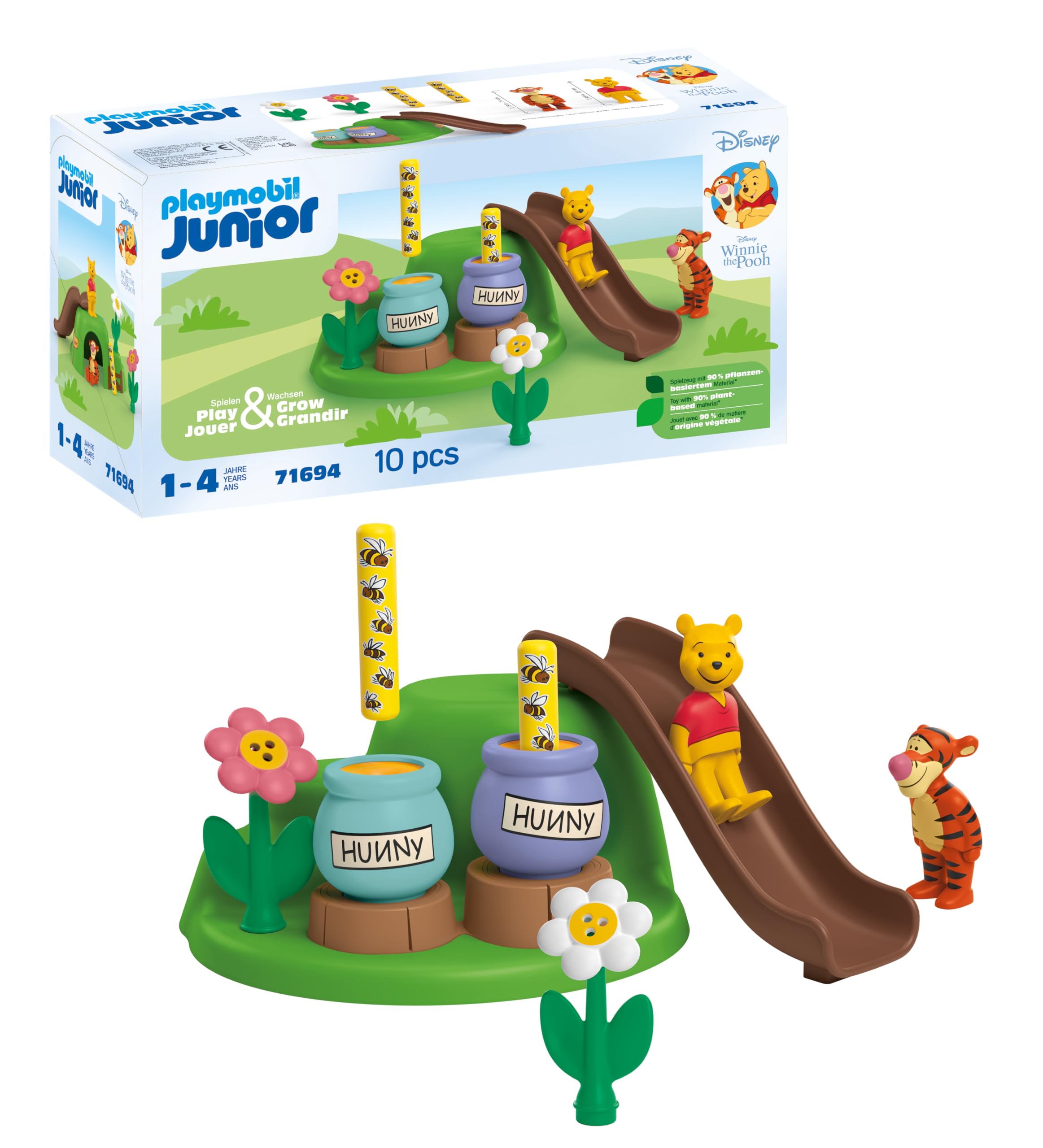 Playmobil Junior & Disney: Winnie The Pooh's & Tigger's Bee Garden