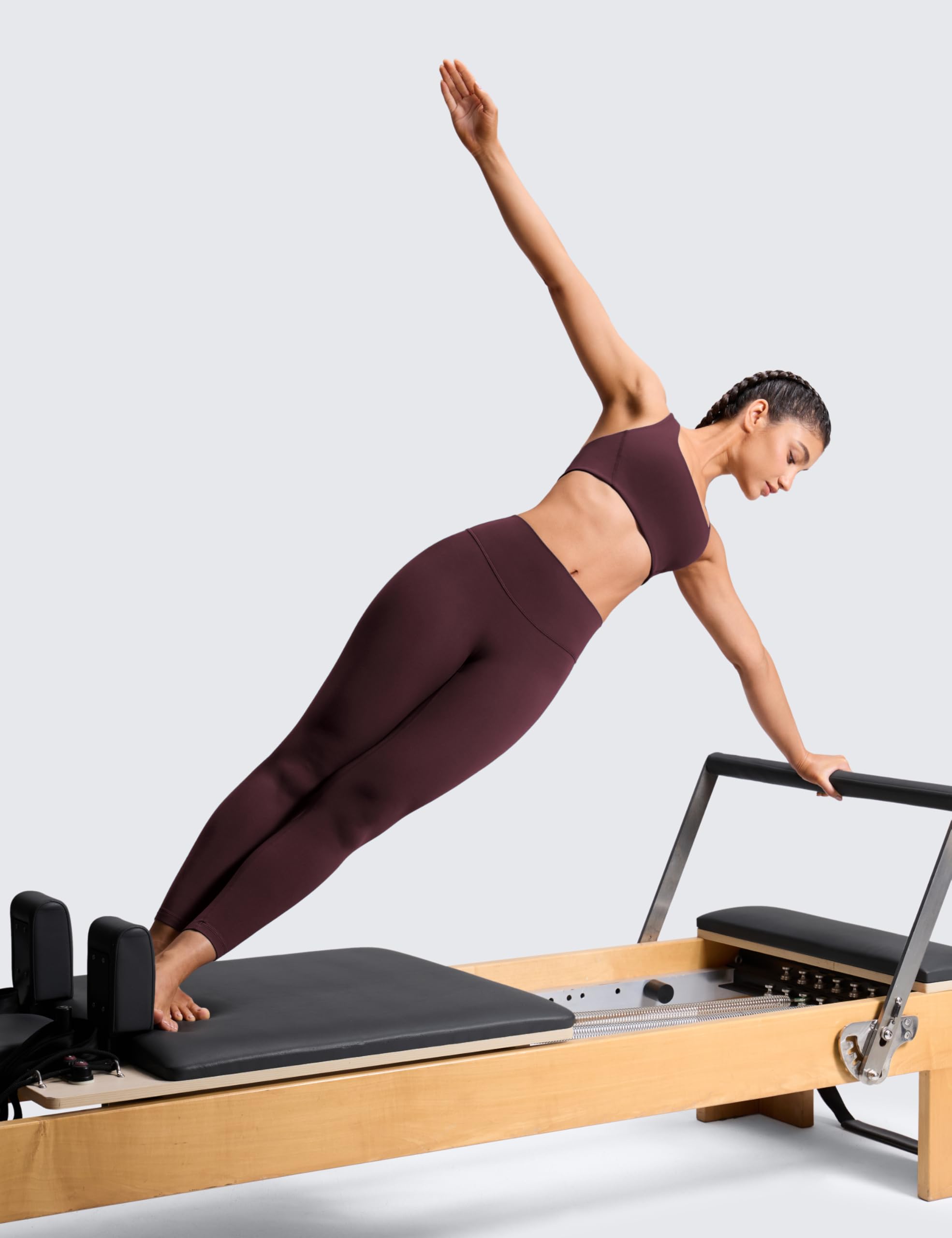 CRZ YOGA Donna Softretch Senza Cuciture Frontali Leggings 64 cm - Vita Alta Yoga Sollevamento Glutei