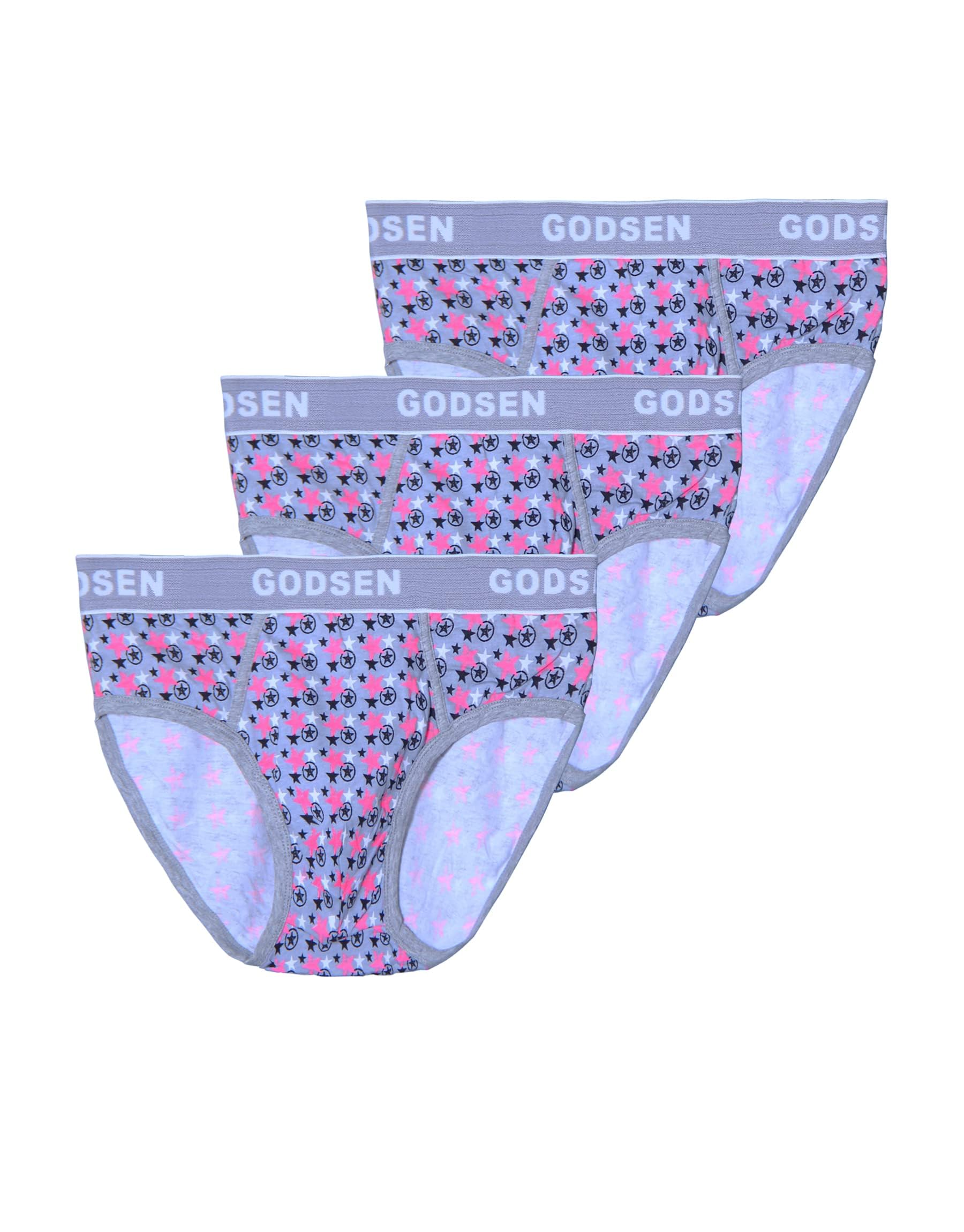 GenericMen's Cotton Breathable Classics 3-Pack Brief, Moisture Wicking, Machine Washable