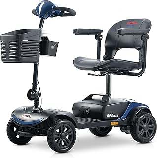 4 Wheel Mobility Scooters for Seniors Adults 400 lbs Capacity,Portable Folding Heavy Duty Power