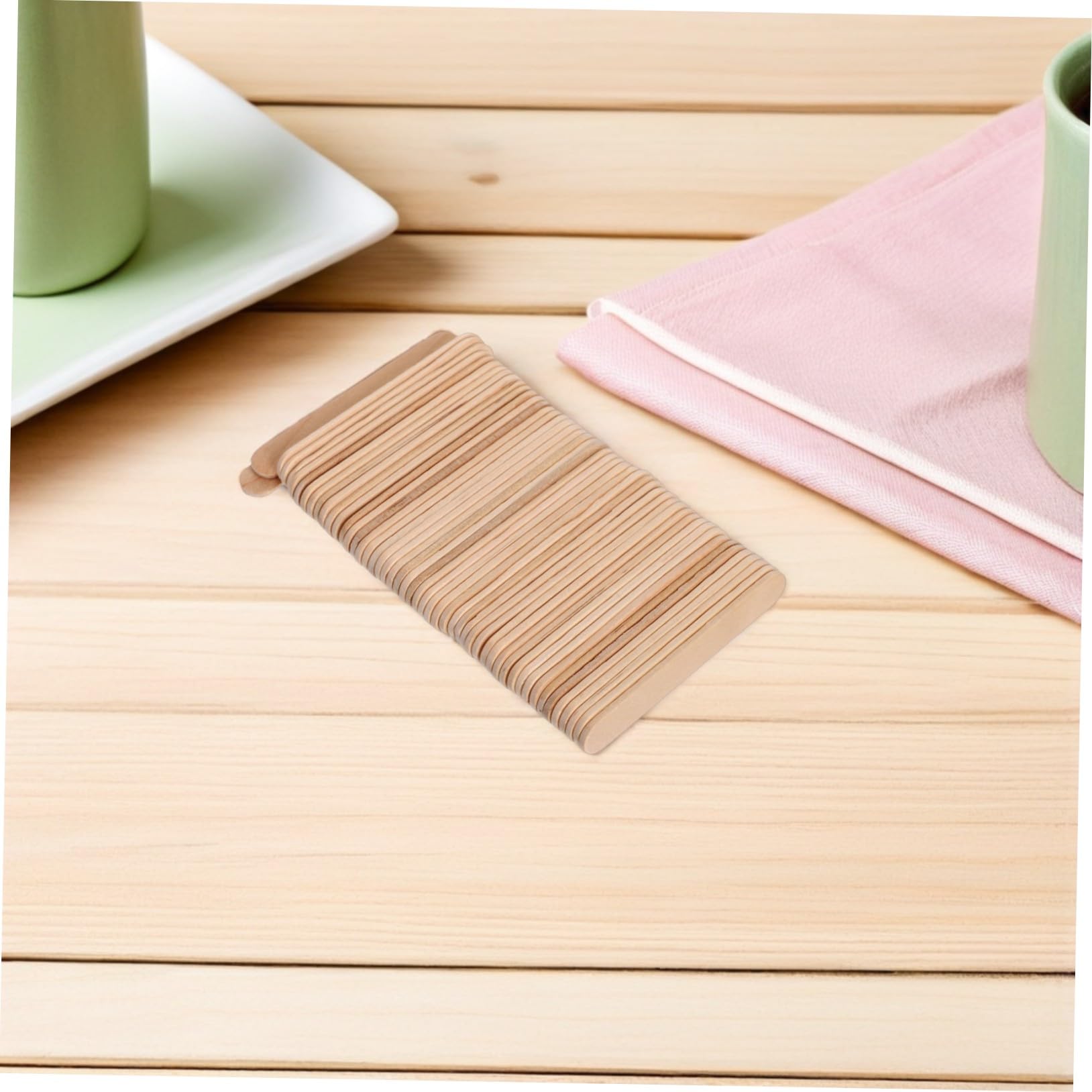 Bâtonnets de Glace en Bois 1000 Pièces pour Loisirs Créatifs