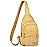 Banelu Small Sling Bag Cross Body Bags for Women, Crossbody Bag Sling Backpack for Outdoors Sports Hiking - Gold