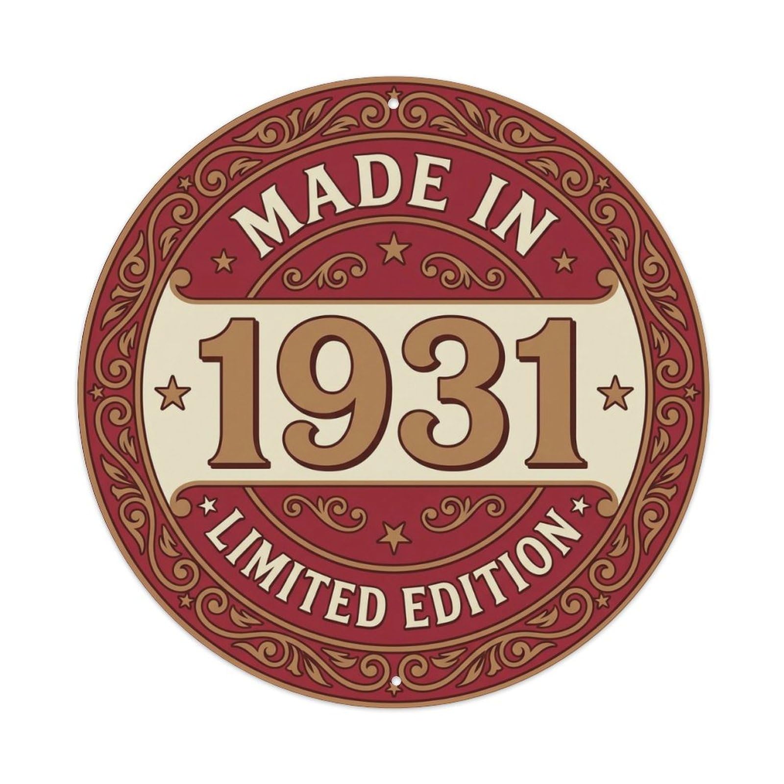 Okahys 8X8inch(20X20cm) Made In 1931 Limited Edition Metal Tin Sign