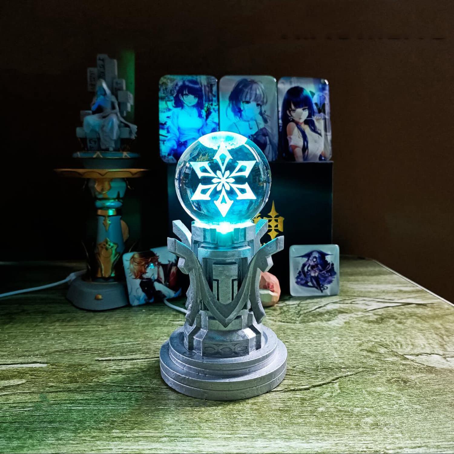 原神 フリンズ コスプレ道具 ランタン 3Dプリント製 LED内蔵
