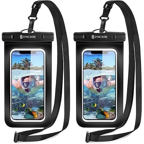 SYNCWIRE Waterproof Phone Case [2-Pack]: Dive Deep into Water-Bound Adventures