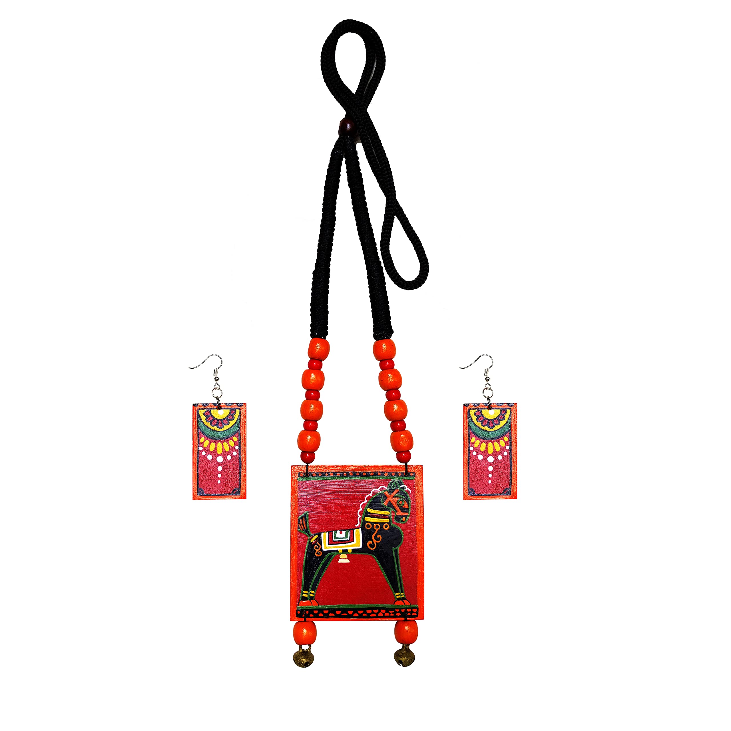See full amazon price history chart for Karukala Handicraft Madhubani Horse jewelry set fully hand painted & handmade Mithila art jewellery Sets for Women & girls (Size- Free, Colour- Multi) Karukala Handicraft Madhubani Horse jewelry set fully hand painted & handmade Mithila art jewellery Sets for Women & girls (Size- Free, Colour- Multi) (B09HNZD9SP) Amazon Price History, Amazon Price Tracker