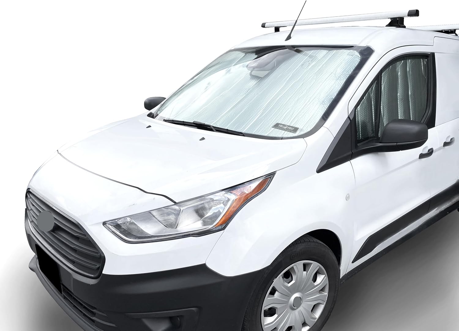 YelloPro Custom Fit Front Windshield Sunshade for 2014 2015 2016 2017 2018 2019 2020 2021 2022 2023 Ford Transit Connect (NOT for Full-Size Transit), XL XLT Titanium Passenger Wagon Cargo Minivan