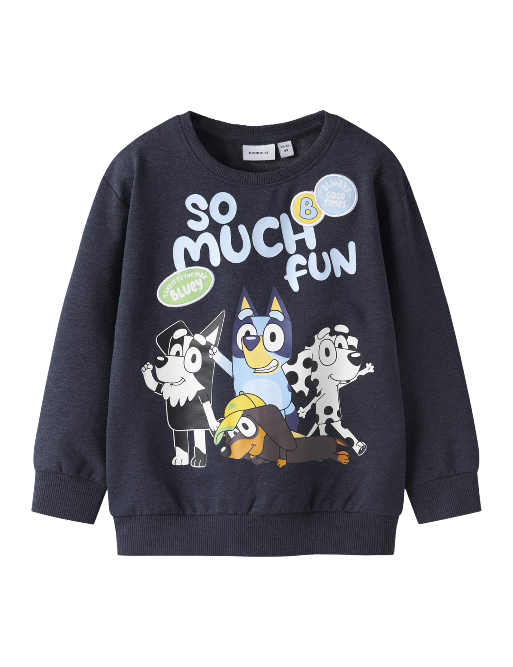 NAME IT Jungen Nmmjared Bluey Nreg Sweat Unb Sky