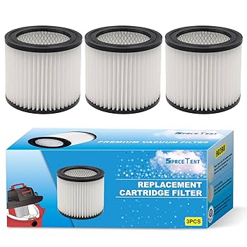 SpaceTent 3 Pack 90398 Shop Vac Replacement Cartridge Filter