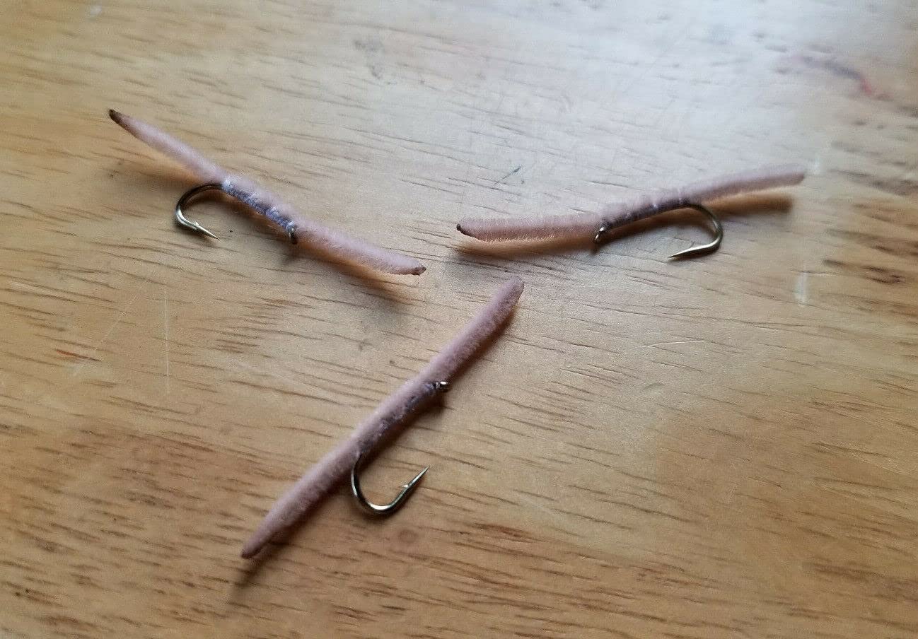 Fishing baits One Dozen (12) Tan San Juan Worms Size 10 Fishing rvbn-1-2-630