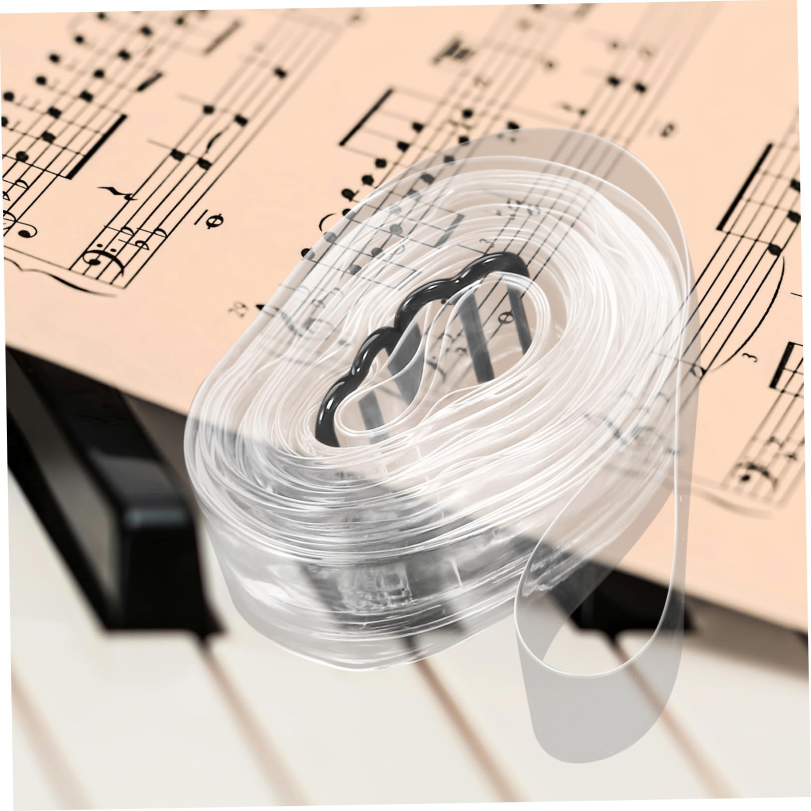 ibasenice 2pcs Piano Page Holder Clip for Sheet Music Tpu Material Marching Band Holders