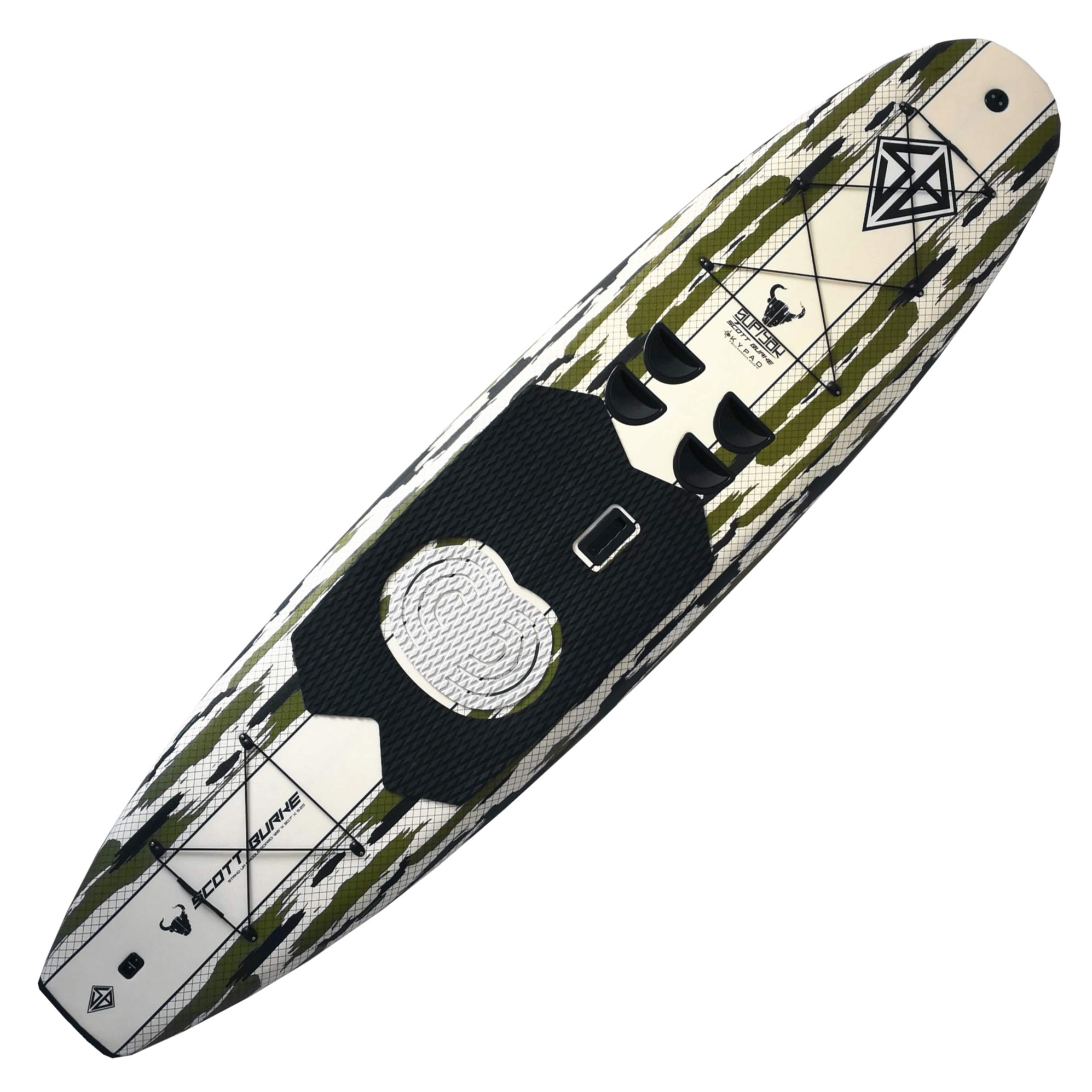 Amazon.com : Scott Burke 10'6 SUP/Yak Paddleboard Package : Sports