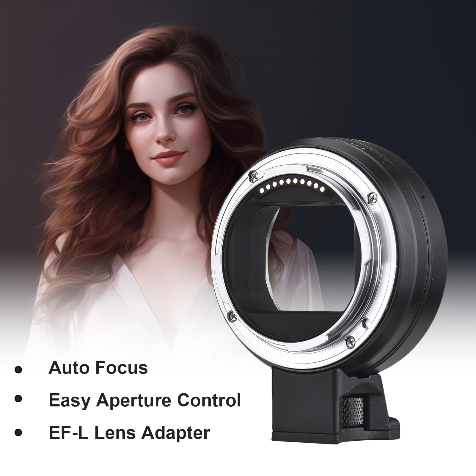 Andoer EF-L - Adattatore per obiettivo autofocus per obiettivo EF/EF-S SL2/Lumix S1 S1H S5