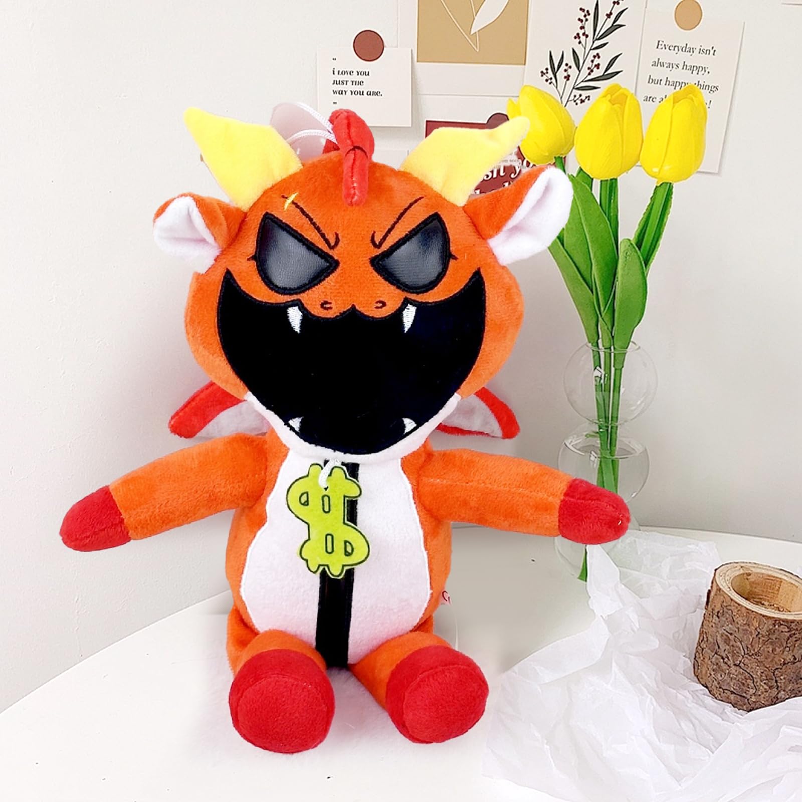 HAASIKI Nightmare Critters Plüsch, Simon Smoke, 30 Cm, Horror-Spiel-Figur