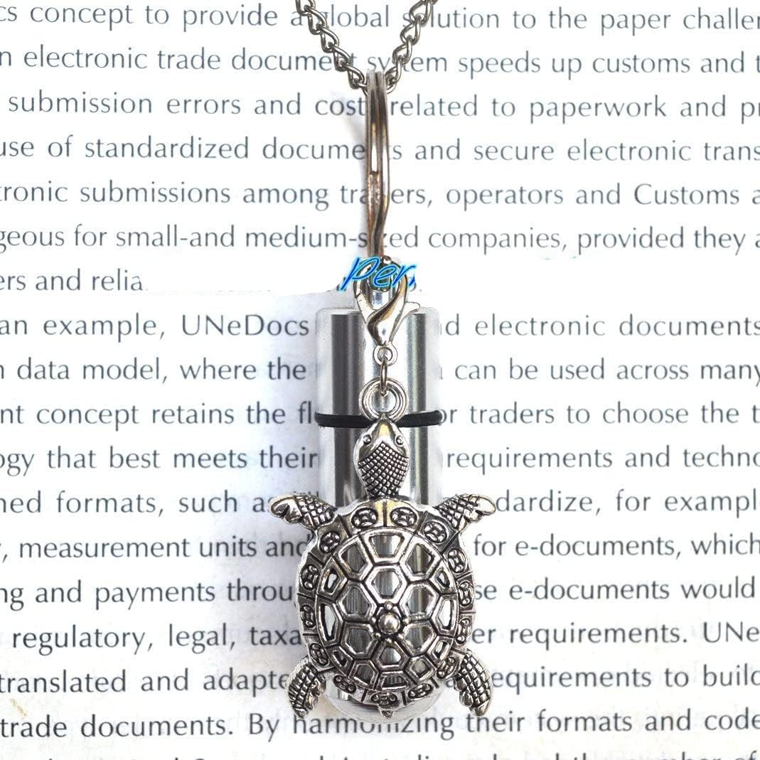 Turtles Cremation Necklace,Turtles Urn Necklace,Turtles Cremation Jewelry,Necklace for Ashes,Remembrance Necklace,Personalized Memorial Necklace
