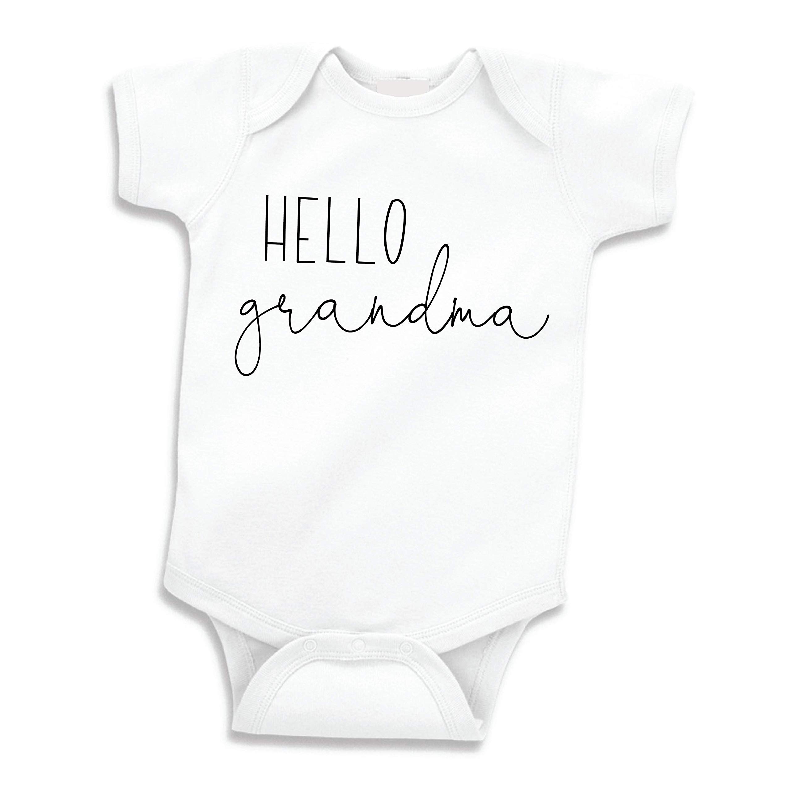 Bump and Beyond Designs Pregnancy Announcement Newborn Hello Grandma