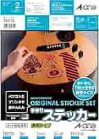 Amazon | 【Amazon.co.jp限定】 エーワン 手作りステッカー 透明