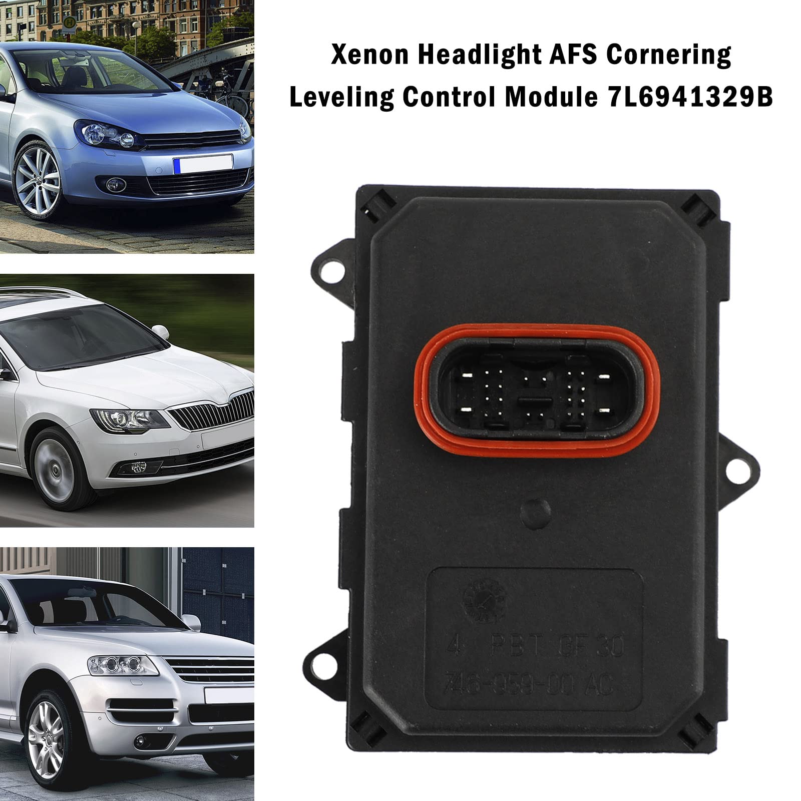 Xenon Scheinwerfer Steuergerät AFS Kurvenlicht Leuchtweitenregulierung 7L6941329B Passend für Audi A3 A6 Passend für VW Golf Tiguan GTI Passend für Skoda Superb