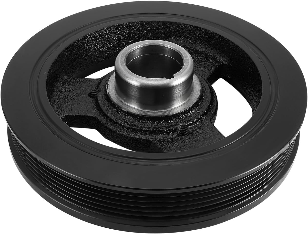 AULINK 594-081 Harmonic Balancer Crankshaft Pulley (4.6L V8) For 1992-2000 Ford Mustang Thunderbird Crown Victoria, For Lincoln Town Car, For Mercury Cougar Grand Marquis, Replaces 594081 F3AZ6316A