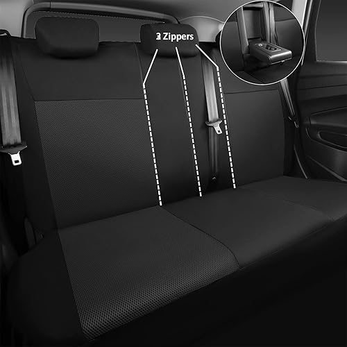 Miniatura 10 de CAR PASS Rainbow - Alfombra impermeable de piel sintética de ajuste universal para automóvil, alfombrillas antideslizantes con respaldo de punta