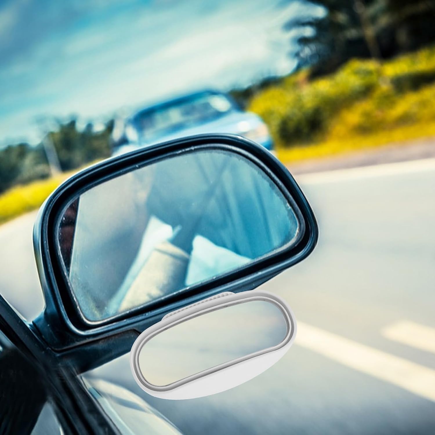 2pcs Car Side Mirror Blindspot with 360° Rotation, High Definition Glass and Weather Resistant Durability, Reversing Mirror for Car and Suv Drivers, Safety Observation Tool