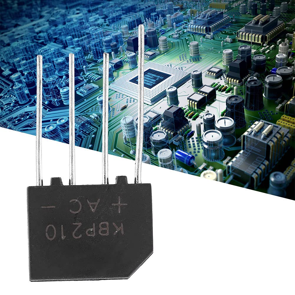 Sorandy Durable 2A Diode Bridge Rectifier, Converts AC to DC for Household and Industrial Use, 1pc (5 pieces sold)