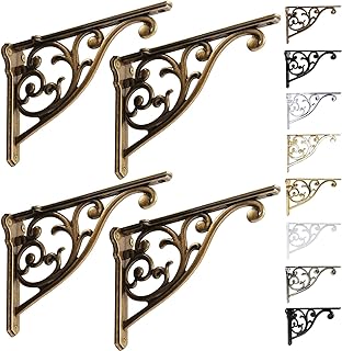 25 Aesthetic Handmade Room Decor Projects For Modern Homes 48 Shelf Brackets 8 Inch 4 Pack Heavy Duty Antique Brass Wall Bracket Victo...