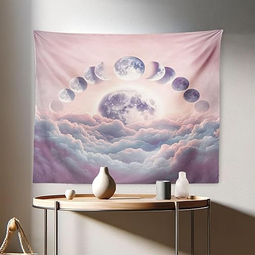 Miniatura 105 de Ambesonne Tapiz hawaiano, Costa Na Pali en la isla de Kauai en Hawái, día soleado, horizonte de montaña, colgante de pared para dormitorio, sala