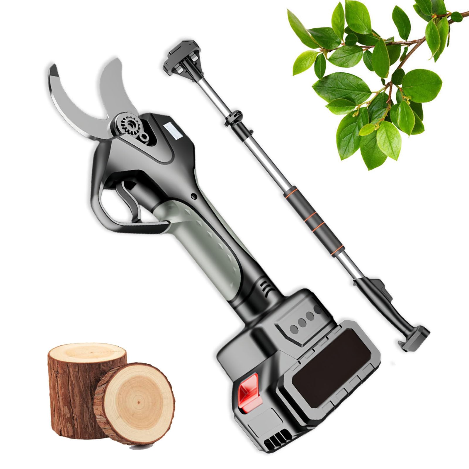 Potatori Elettrici da Frutteto, Potatori Professionali A Batteria da 50 Mm, Potatori Elettrici, Cesoie per Rami 110 V-220 V, Adatti A Vari Giardini E Parchi 1battery