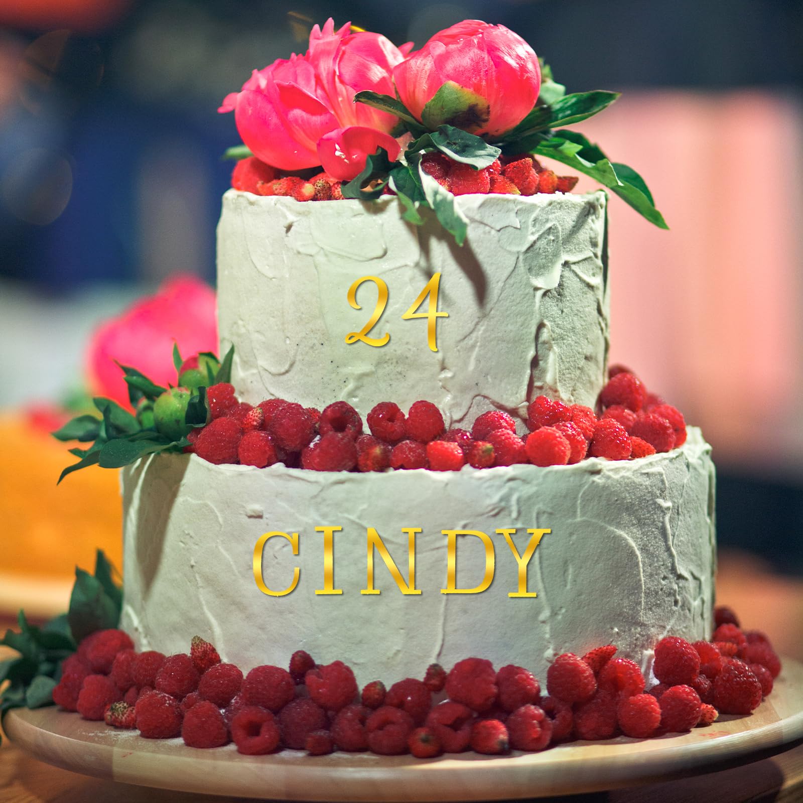 Lot De 37 Lettres De Décoration De Gâteau Dorées En Acrylique