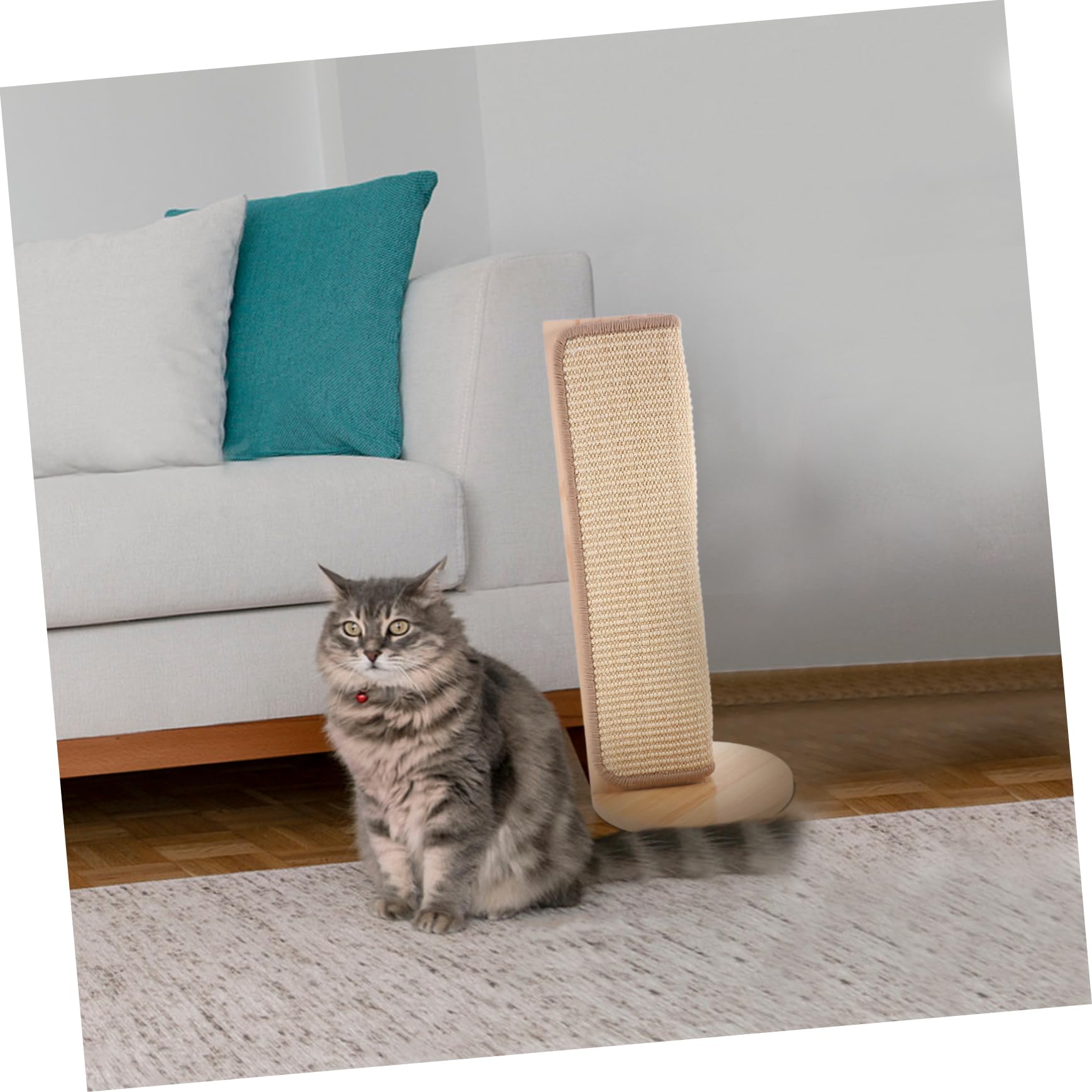 ORFOFE Protector De Muebles para Gatos Rascador De Sisal Natural, Alfombrilla Rascadora para Esquinas, Tamaño Mediano, Protección para Sofá y Pared, Adecuado para Gatos De Interior y Gatitos