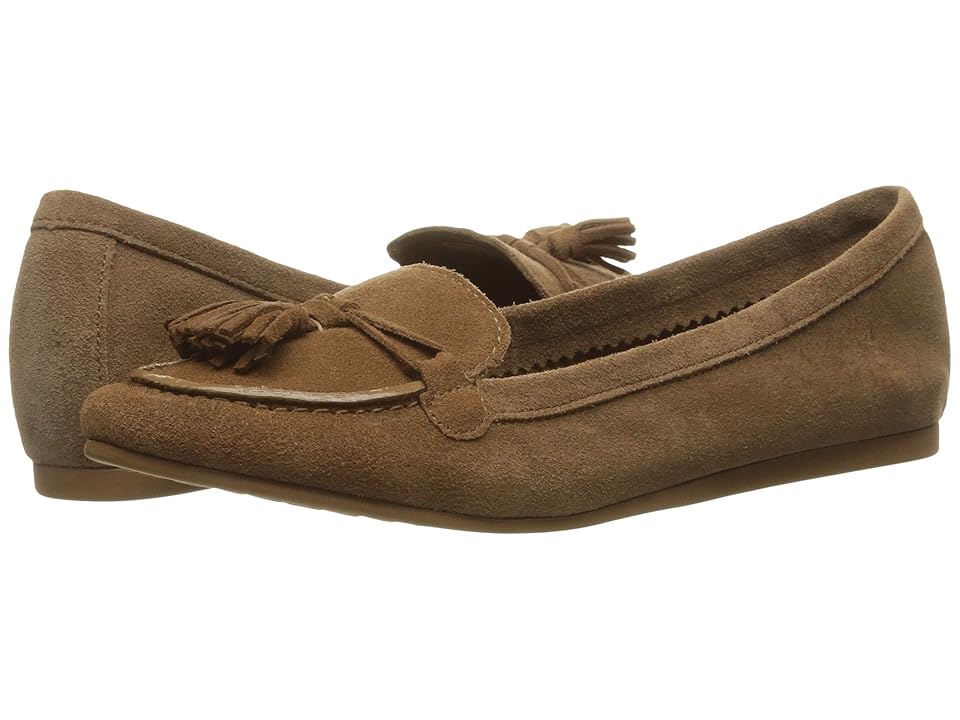 

Crocs Lina Suede Loafer (Hazelnut) Women's Slip on Shoes, Brown